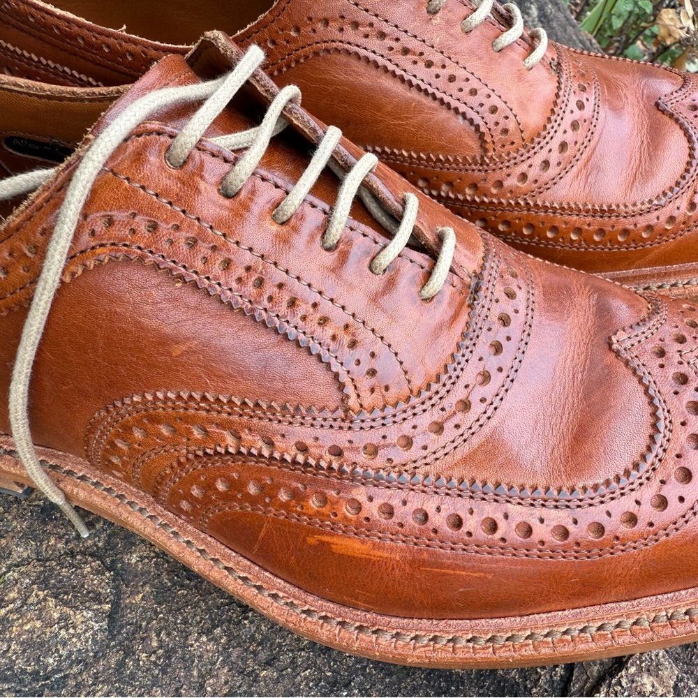 Allen Edmonds McTavish 9D Tan Leather Oxfords - Picture 15 of 15